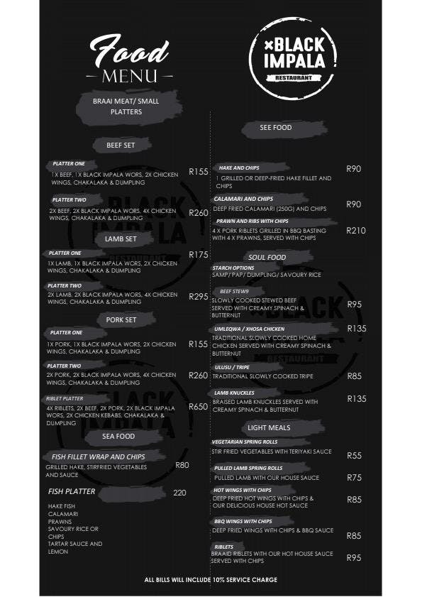 Food Menu 2